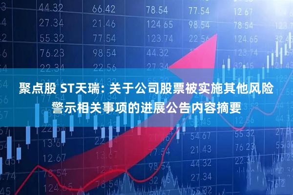 聚点股 ST天瑞: 关于公司股票被实施其他风险警示相关事项的进展公告内容摘要
